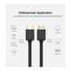 Кабель мультимедійний HDMI M to HDMI M 10.0m HD104 black Ugreen (10110) - зображення 3