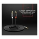 Кабель мультимедійний 3.5mm M to 2xRCA M 5.0m AV116 black Ugreen (10591) - зображення 5