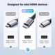 Кабель мультимедійний HDMI M to HDMI mini M 2.0m 8K HD163 black Ugreen (15515) - изображение 6