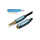 Кабель мультимедийный 3.5mm M to 3.5mm F 1.0m AV118 blue Ugreen (40673) - изображение 7