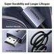 Кабель мультимедійний HDMI M to HDMI M 2.0m V2.0 4K60Hz HD153 black UGREEN (25299) - зображення 4