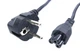 AC силовий кабель 100-240v C5/C6 3pin (2.5A) (1.2m) (B class) 1 день гар. 4686724 - зображення 1