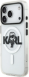 Панель Karl Lagerfeld IML Karl Sketch Logo MagSafe для Apple iPhone 17 Pro Max Transparent (KLHMP17XHGKIGKBT) - зображення 2