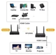 Система беспроводного передатчика и приемников видеосигнала по Wi-Fi (HDMI transmitter/reciver) 4K 200m (1 передатчик, 1 приемник) - изображение 5