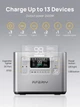 Портативная зарядная станция AFERIY AF-P210 2400W 2048Wh Wi-Fi Silver - изображение 6