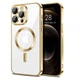 Чехол Fiji Chrome для Apple iPhone 12 Pro с MagSafe и защитой камер Gold - изображение 1
