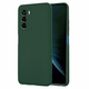 Чехол Fiji Full Soft Premium для ZTE Blade V40 Vita противоударный бампер с микрофиброй Dark Green - изображение 1