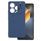 Чохол Fiji Full Soft Premium для Tecno POVA 6 (LI7) протиударний бампер з мікрофіброю Dark Blue - зображення 1