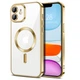 Чехол Fiji Chrome для Apple iPhone 11 с MagSafe и защитой камер Gold - изображение 1