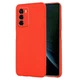 Чехол Fiji Full Soft Premium для ZTE Blade V40 Vita противоударный бампер с микрофиброй Red - изображение 1