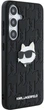 Панель Karl Lagerfeld Leather Monogram Pin Logo Choupette Head для Samsung Galaxy S25 Black (3666339449827) - зображення 4