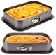 Форма для запекания Kamille 39.5*28*8см из углеродистой стали KM-6040 - зображення 1