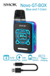 Багаторазова Pod-система Smok Novo GT-BOX Blue and 7-Color - зображення 5