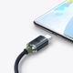 Кабель Baseus Crystal Shine Series Fast Charging Data Cable USB to Type-C 100W 1.2m Black - изображение 5