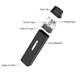 Подсистема электронная сигарета Vaporesso XROS Mini Kit Black POD подик электронка многоразовая вапорессо искрос мини вейп стартовый набор для вейпинга с картриджем 2 мл заправляемый - изображение 4