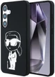 Etui Karl Lagerfeld Silicone Graffiti Ikonik Printed Logo MagSafe do Samsung Galaxy S25 Black (3666339449858) - obraz 1