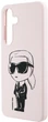 Etui Karl Lagerfeld Silicone Graffiti Ikonik Printed Logo MagSafe do Samsung Galaxy S25 Pink (3666339449872) - obraz 5