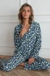 Пижама Forli Пижамный костюм из фланели с брюками Chamomile M Синий FL0057-53-69_M - изображение 2