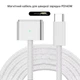 Кабель быстрой зарядки Type-C (PD) – MagSafe 3, магнитный адаптер, 140W Power Delivery, 2 м, серый - изображение 2
