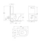 Унитаз напольный Qtap Jay Ultra Quiet с сидением Soft-close 640x360x835 мм QT07222175TW WhiteSD00053257 - изображение 2