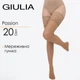 Панчохи на силіконовій резинці Giulia PASSION 20 3/4 Beige-daino жіночі панчохи на силіконовій стрічці - зображення 1