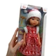 Кукла в рождественском наряде, размер 33см (TS01091996285040) - изображение 2