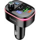 FM-трансмиттер Hoco E62 Fast PD20W+QC3.0 car BT FM transmitter чорный - изображение 2