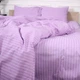Пододеяльник MirSon Бязь 17-0618 Stripe Purple 143 x 210 см (2200008203634) - изображение 3