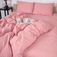Пододеяльник MirSon Бязь 17-0607 Stripe Pink 175 x 210 см (2200008054021) - изображение 2