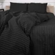Пододеяльник MirSon Бязь 17-0611 Stripe Black 220 x 240 см (2200008199562) - изображение 5