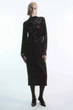 Сукня жіноча COS open-back velvet midi dress 1205117001 М Чорний - зображення 1