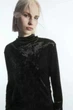 Сукня жіноча COS open-back velvet midi dress 1205117001 М Чорний - зображення 2