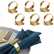 Набор колец для салфеток Gold 6 шт - изображение 1