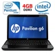 Ноутбук Б-класс HP Pavilion G6-2148si / 15.6" (1366x768) TN / Intel Pentium B950 (2 ядра по 2.1 GHz) / 4 GB DDR3 / 320 GB HDD / Intel HD Graphics 2000 / Webcam б/у - изображение 1