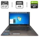 Ноутбук Asus X73s / 17.3" (1600x900) TN / Intel Core i5-2410M (2 (4) ядра по 2.3 - 3.9 GHz) / 8 GB DDR3 / 500 GB HDD / nVidia GeForce GT 540M, 1 GB GDDR3, 128-bit / WebCam / DVD-ROM б/в - зображення 1