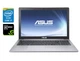 Игровой ноутбук Б-класс Asus R510J / 15.6" (1920x1080) TN / Intel Core i7-4710HQ (4 (8) ядра по 2.5 - 3.5 GHz) / 12 GB DDR3 / 128 GB SSD + 1000 GB HDD / nVidia GeForce GTX 850M, 2 GB GDDR3, 128-bit / WebCam / Win 10 б/у - изображение 1