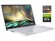 Игровой ноутбук Acer Swift X SFX14-41G / 14" (1920x1080) IPS / AMD Ryzen 5 5600U (6 (12) ядер по 2.3 - 4.2 GHz) / 8 GB DDR4 / 512 GB SSD M.2 / nVidia GeForce RTX 3050, 4 GB GDDR6, 128-bit / WebCam / Win 11 Home б/у - изображение 1