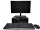 Комплект ПК: Lenovo ThinkStation P310 SFF Workstation / Intel Xeon E3-1225 v5 (4 ядра по 3.3-3.7 GHz) / 8GB DDR4 / 500GB HDD / Intel HD Graphics P530 + Монітор Б-класс 19.5" TN / VGA + Кабелі, мишка и клавіатура б/в - зображення 2