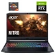 Игровой ноутбук Б-класса Acer Nitro 5 AN515-45 / 15.6" (1920x1080) IPS / AMD Ryzen 7 5800H (8 (16) ядер по 3.2 - 4.4 GHz) / 16 GB DDR4 / 1000 GB SSD NVMe / nVidia GeForce RTX 3070, 8 GB GDDR6, 256-bit / WebCam б/у - изображение 1
