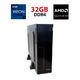 Робоча станція Vinga CS302B SFF / Intel Xeon E5-2630 v3 (8 (16) ядер по 2,4 - 3,2 ГГц) / 32 ГБ DDR4 / 256 ГБ SSD / AMD Radeon Pro WX 2100, 2 ГБ GDDR5, 64-біт / Unlock TB б/в - зображення 1