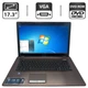 Ноутбук Asus X73E / 17.3" (1600x900) TN / Intel Core i3-2350M (2 (4) ядра по 2.3 GHz) / 6 GB DDR3 / 320 GB HDD / Intel HD Graphics 3000 / WebCam / DVD-ROM б/в - зображення 1