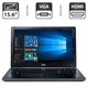 Ноутбук Б-класс Acer Aspire E1-510 / 15.6" (1366x768) TN / Intel Celeron N2820 (2 ядра по 2.13 - 2.39 GHz) / 4 GB DDR3 / 500 GB HDD / Intel HD Graphics / WebCam б/у - изображение 1