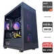 Сборка под заказ: игровой ПК Frontier Samburu Black Tower / AMD Ryzen 5 5500 (6 (12) ядер по 3.6 - 4.2 GHz) / 16 GB DDR4 / 500 GB SSD M.2 / AMD Radeon RX 5700, 8 GB GDDR6, 256-bit / 600W б/у - изображение 1