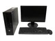 Комплект ПК: HP ProDesk 400 G1 SFF / Intel Xeon E3-1225 v3 (4 ядра по 3.2 - 3.6 GHz) / 8 GB DDR3 / 180 GB SSD / Intel Graphics / DVD-ROM + Монитор Б-класс LG Flatron W1942ST / 19" (1440x900) TN / VGA б/у - изображение 2