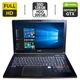 Игровой ноутбук MSI GP62MVR 6RF Leopard Pro / 15.6" (1920x1080) IPS / Intel Core i7-7700HQ (4 (8) ядра по 2.8 - 3.8 GHz) / 8 GB DDR4 / 128 GB SSD + 1000 GB HDD / nVidia GeForce GTX 1060, 3 GB GDDR5, 192-bit / WebCam б/у - изображение 1