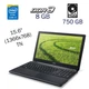 Ноутбук Acer E1-570G / 15.6" TN / Core i3-3217U (2(4) ядра по 1.8GHz) / 8GB DDR3 / 750GB HDD / GeForce GT 740, 1 GB GDDR5, 128-bit / WebCam / DVD-ROM б/у - изображение 1