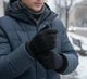 Мужские шерстяные перчатки на подкладке из шерсти R1106 - изображение 1