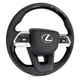 Руль для Lexus LX470, GX470. В стиле LC300. Рояльный лак. Логотип и кнопки - хром. В сборе. - изображение 2
