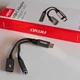 Кабель-адаптер USB-C на USB-C з роз'ємом Mini Jack 3,5 мм AMiO (04295/042953) - изображение 3