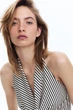 Топ H&M 1293186 белые черные полоски S - изображение 3